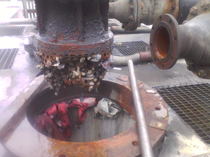 Pump inlet blocked